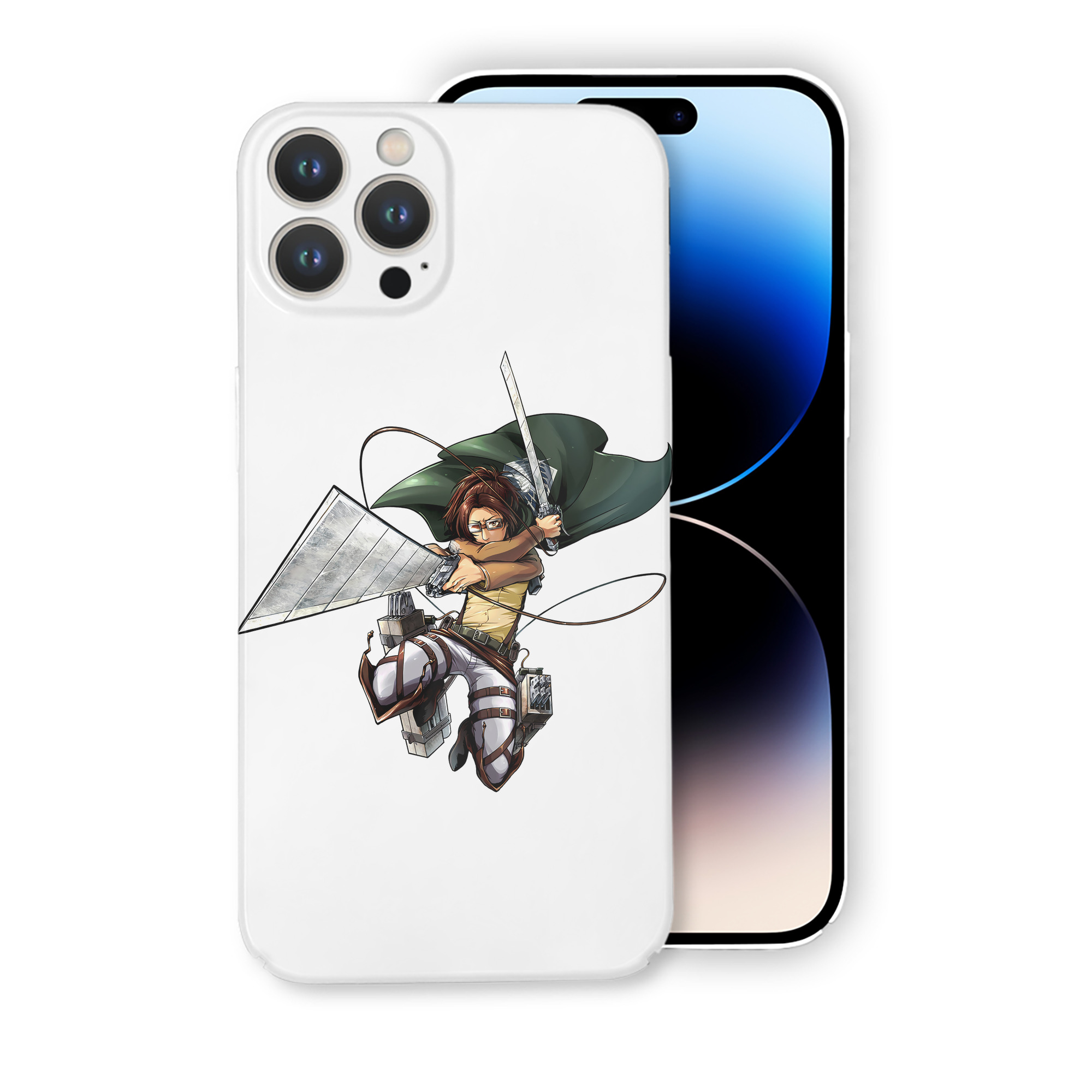 （画像用） 進撃の巨人 ハンジ·ゾエ Attack on Titan Hanji Zoe 【iPhone 14シリーズ対応】ハードケース